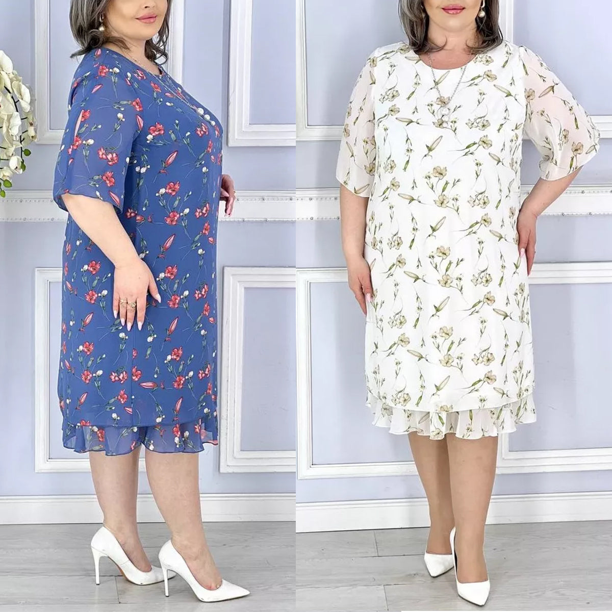 💟【S-5XL】👗Haljina s printom 2025