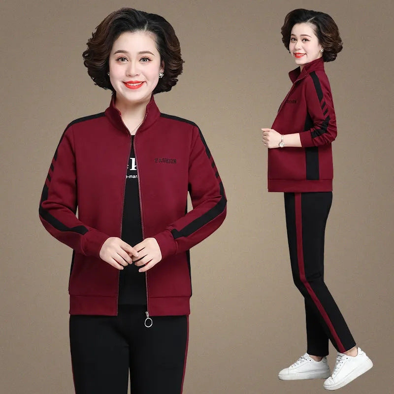 🔥【M-5XL】【Jakna + Hlače】😍 Novi jesenski casual sportski set, velika veličina