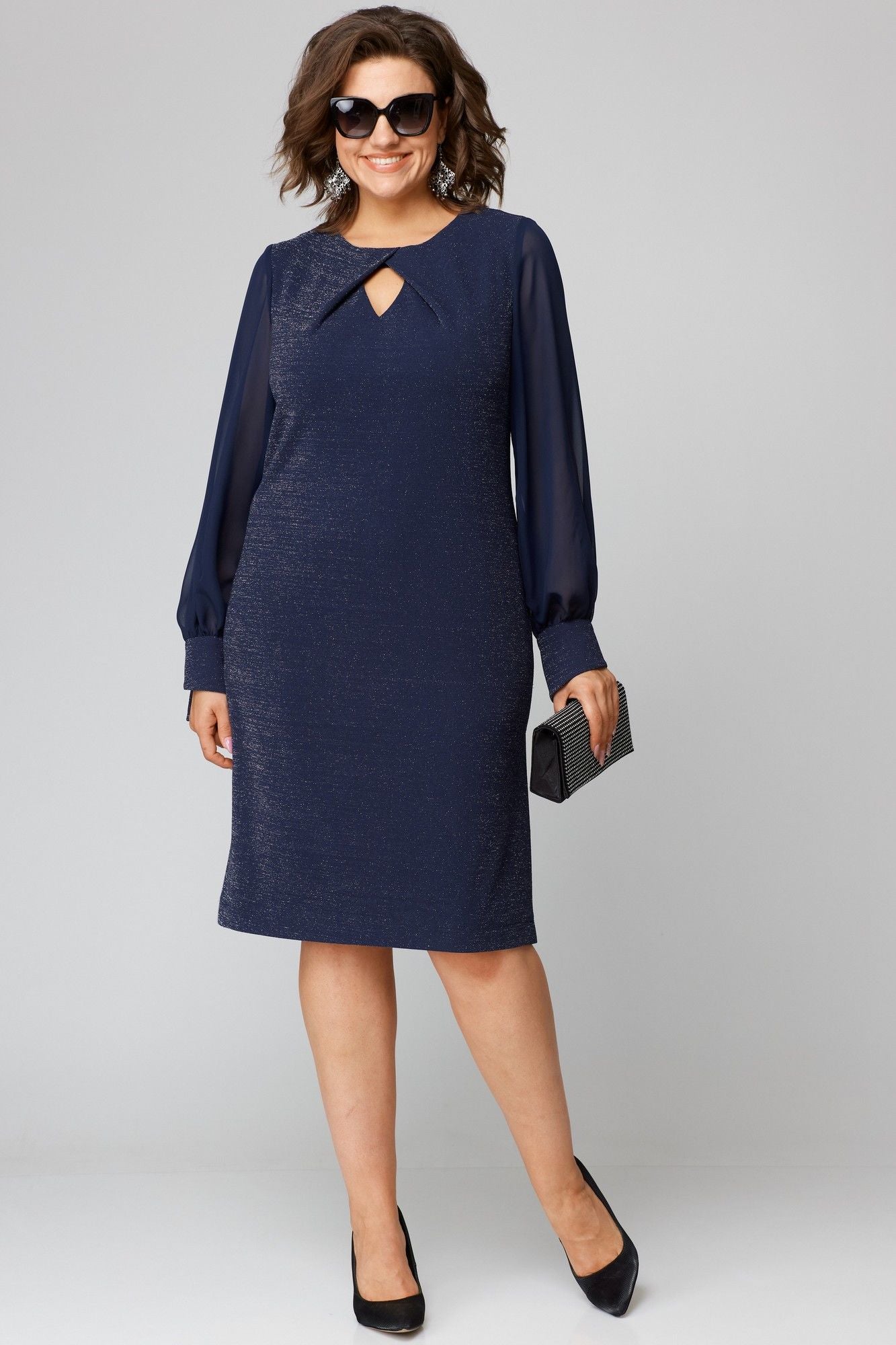 💖💖【S-5XL】🍁🍂Wysokiej jakości elegancka sukienka na jesień i zimę w nowym stylu3900146