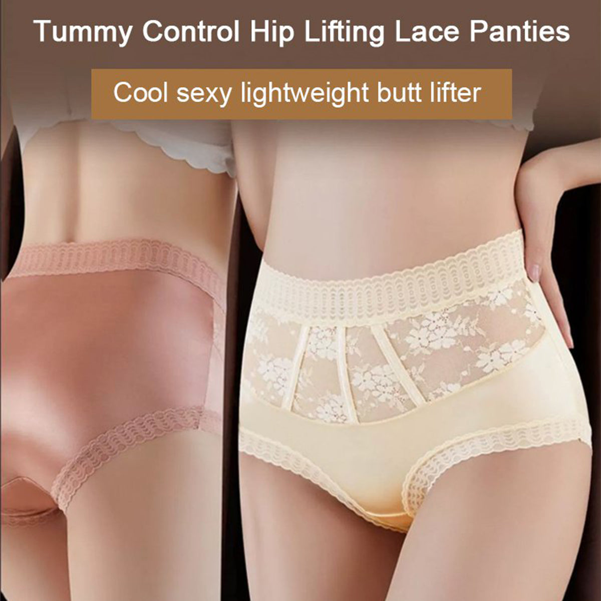 ✨✨2025 Lato 【6 sztuk】 Wysoki stan, wygodna, oddychająca bielizna damska