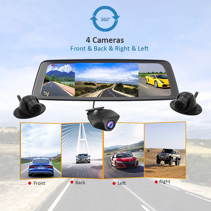 🚗1440P ultra-jasan snimač vožnje visokih performansi preko cijelog zaslona