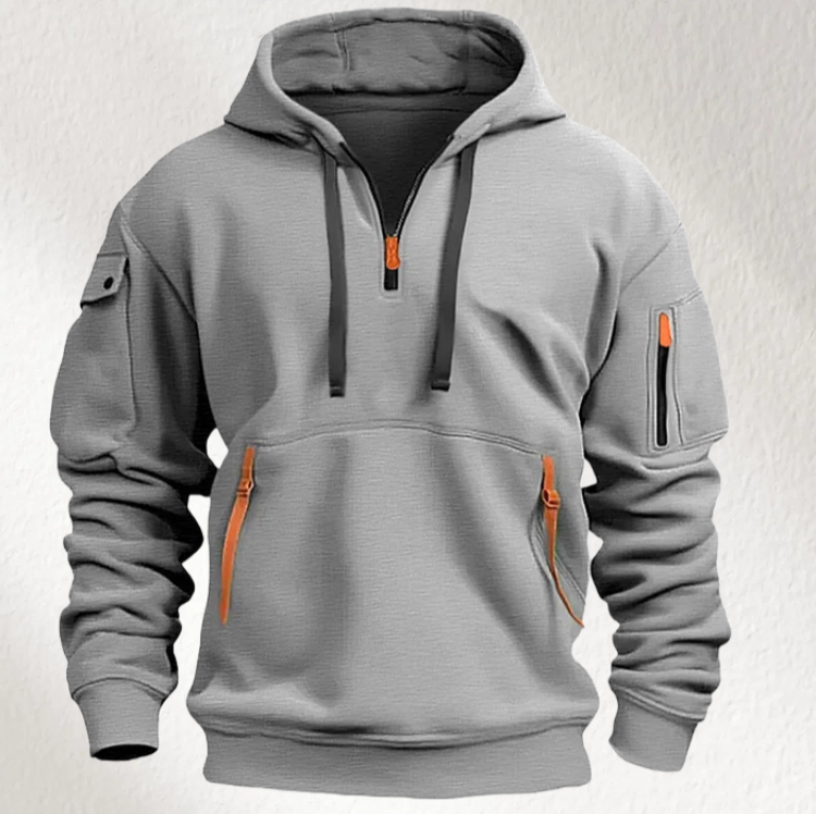 🔥💥【S-5XL】Stylová a Teplá Pánská Mikina s Kapucí - Komfort a moderní design pro každý teplý výlet!