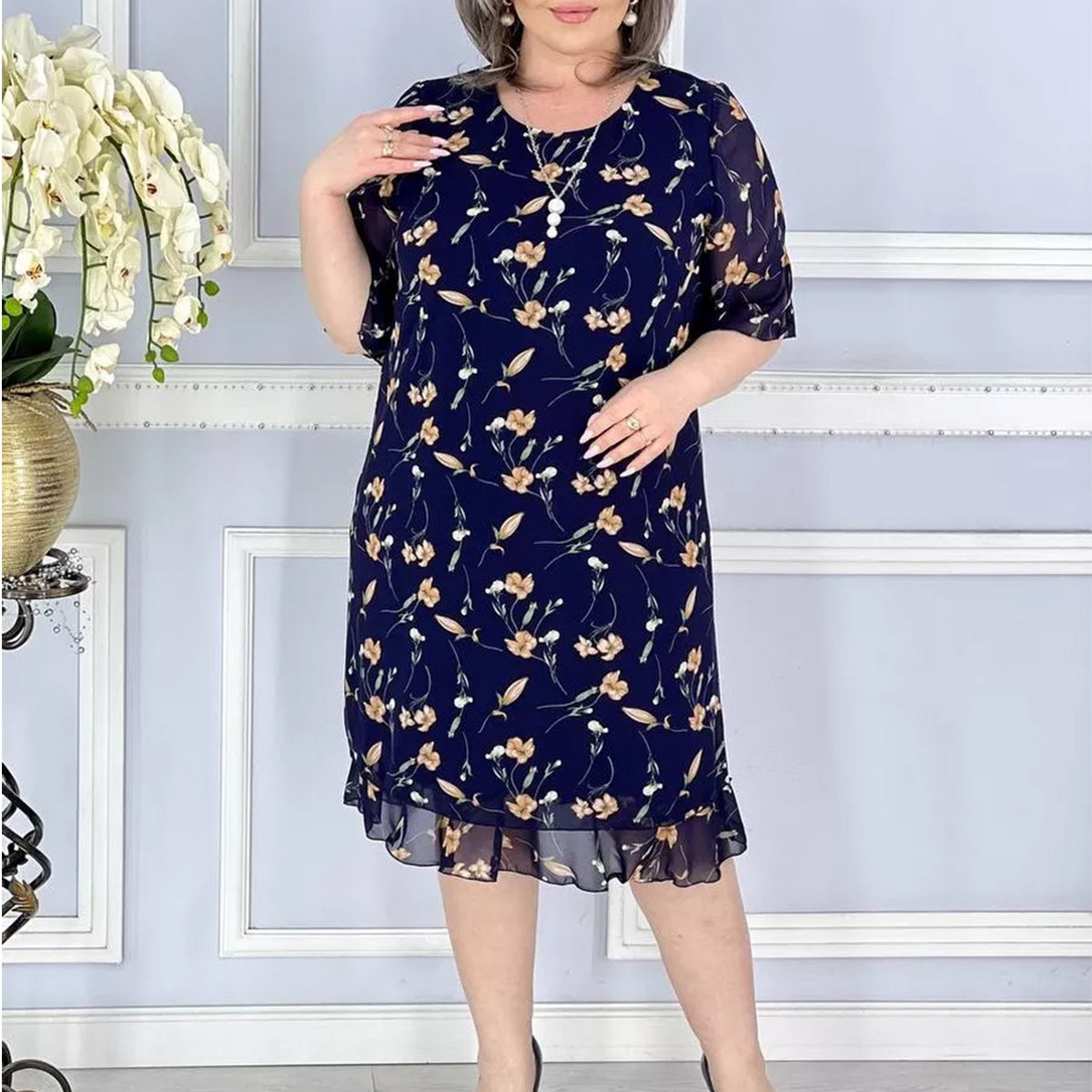 💟【S-5XL】👗Haljina s printom 2025