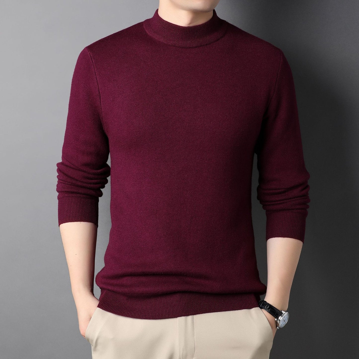 🔥【M-4XL】Pánská košile s kašmírovým límcem ✅ měkká a jemná na pokožku ✅ moderní a snadno kombinovatelná