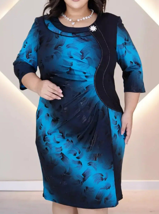 👗💥【S-5XL】2025 nova elegantna gradijent haljina