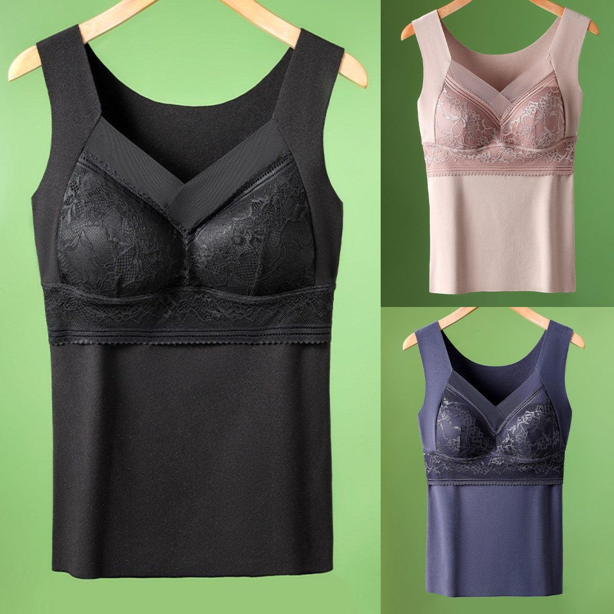 🔥【2 darab】❤️【20–50 kg】Őszi-téli bársonyos csipkés alakformáló melltartó, szép hátkialakítással, a mellek megereszkedésének megelőzésére