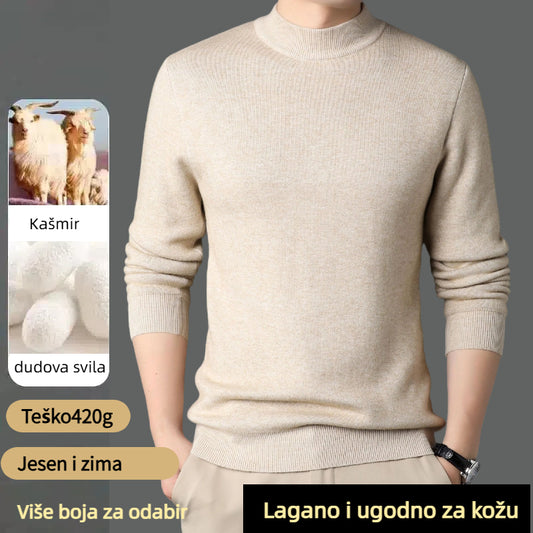 🔥【M-4XL】Košulja s kašmir ovratnikom za muškarce ✅ meka i nježna za kožu ✅ moderna i lako se kombinira