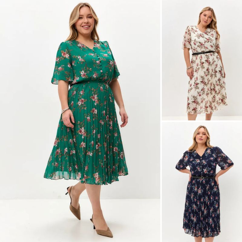 🌸💥【S-5XL】Rochie elegantă nouă, cu imprimeu
