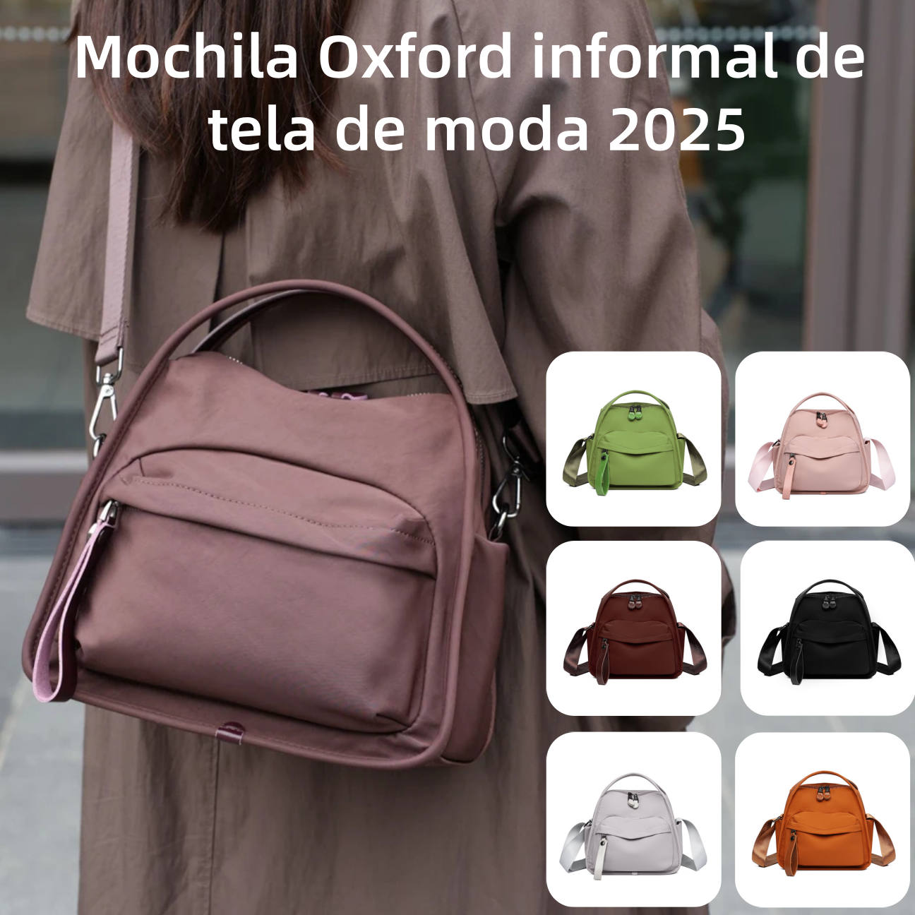 💖【Compra uno y llévate otro gratis】🔥 Tendencia 2025 | Mochila informal de tela Oxford – Estilo, comodidad y funcionalidad en uno