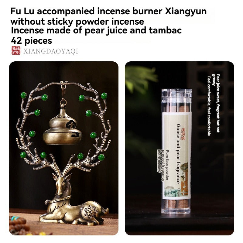 Magiczna Kadzielnica z Aromaterapią - Dekoracja, która Przynosi Szczęście i Spokój do Twojego Domu 🦌✨--3877993