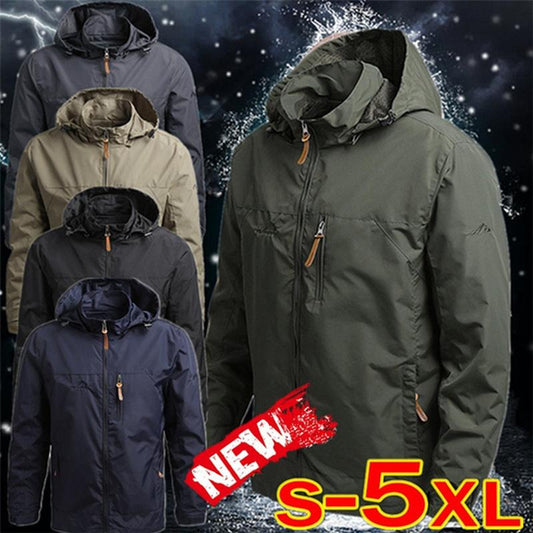 🔥【M-5XL】Jesensko-zimska casual jakna s kapuljačom, širok kroj, veliki brojevi