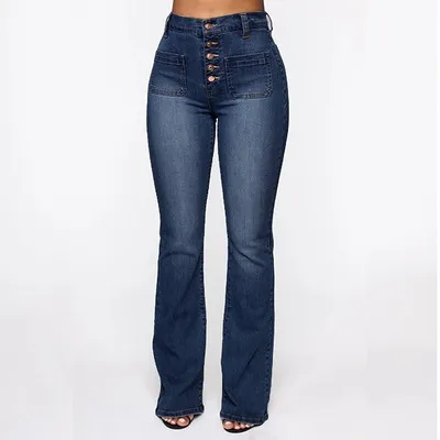 🔥👖【S-4XL】Ženske hlače visokog struka s raširenim rukavima – Udobnost i Stil U Jednom – Visoki Struk Traperice Koje Oblače Svaku Ženu