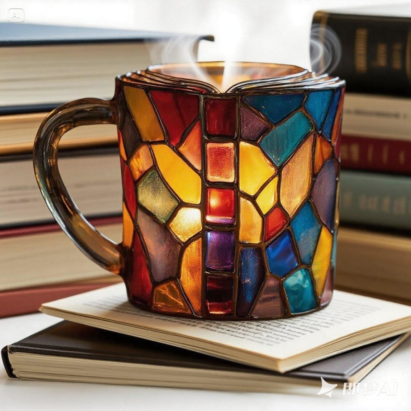 📚3D oslikane šalice za kavu u obliku knjige, trodimenzionalni tisak
