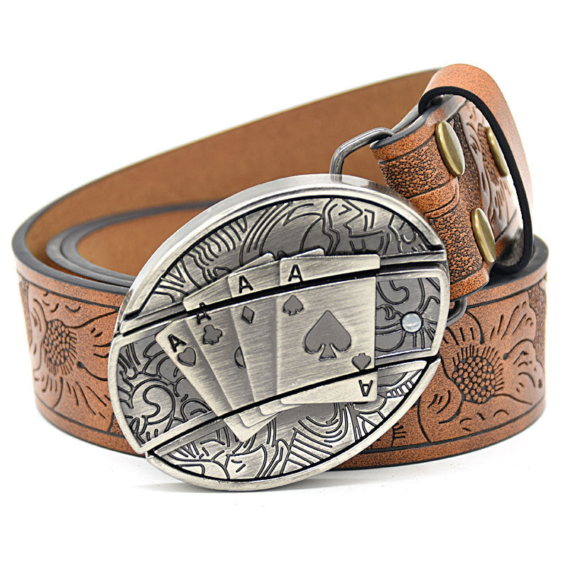 🆒🎁【Compra 1 y llévate 1 gratis】👍Cinturón en relieve para hombre con cuchillo incorporado