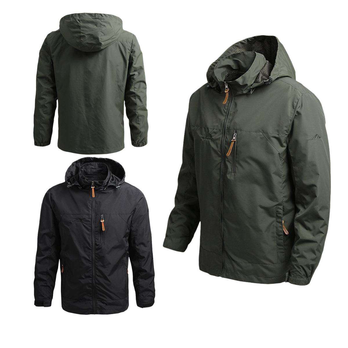 Jakna za prosti čas s kapuco, ohlapnim krojem in za prosti čas, za večje velikosti