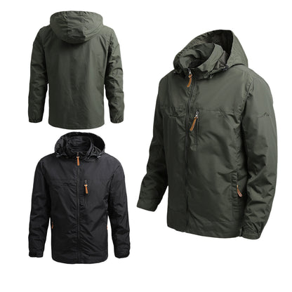 Jakna za prosti čas s kapuco, ohlapnim krojem in za prosti čas, za večje velikosti