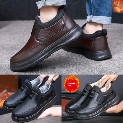 💥👞【39-44】Nove muške zimske čizme od baršuna s debelim pamukom – Topla i udobna obuća za zimu, izuzetna kvaliteta, protivklizna i vodootporna, savršene za hladne dane