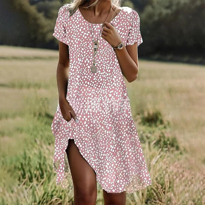 【S-3XL】👗Rochie cu decolteu rotund nouă 2025 