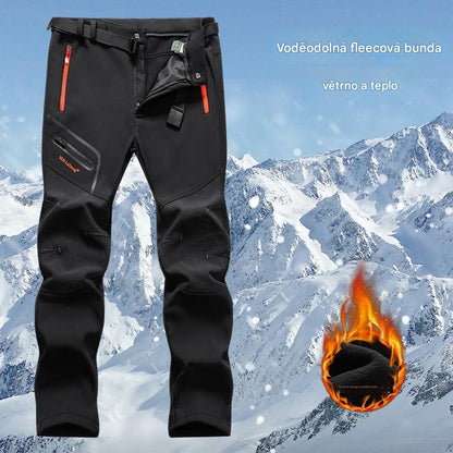 🏃‍♂️【S–5XL】2025 Nové pánske outdoorové jesenné a zimné nohavice – teplé, flísové, nepremokavé a vetruodolné
