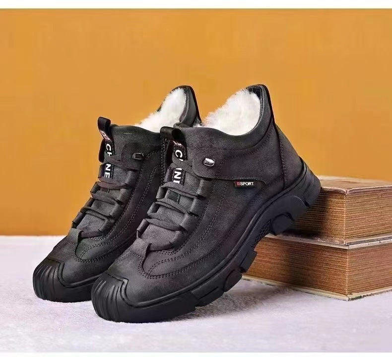 ⛄💥【Novi zimski stilovi】👞【39-44】 Zimske Muške Kožne Tenisice s Fleec Podlogom – Udobnost, Toplina i Stila za Svakodnevnu Upotrebu, Idealne za Hladne Dane