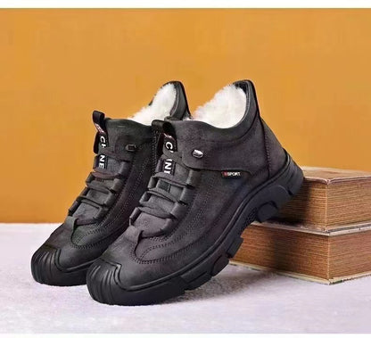 ⛄💥【Novi zimski stilovi】👞【39-44】 Zimske Muške Kožne Tenisice s Fleec Podlogom – Udobnost, Toplina i Stila za Svakodnevnu Upotrebu, Idealne za Hladne Dane