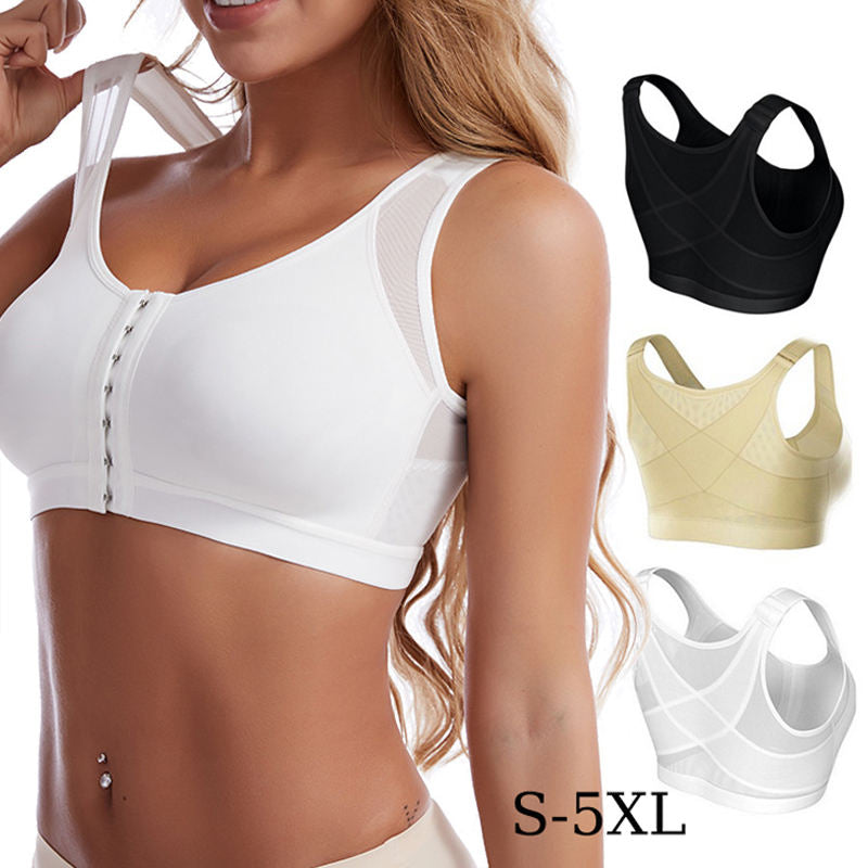 💖【Cumpără 3, primești 3 gratis】✨Sutien confortabil, fără armătură, mărime mare (40-130 kg), bumbac pur, confortabil și respirabil, nu strâmtă