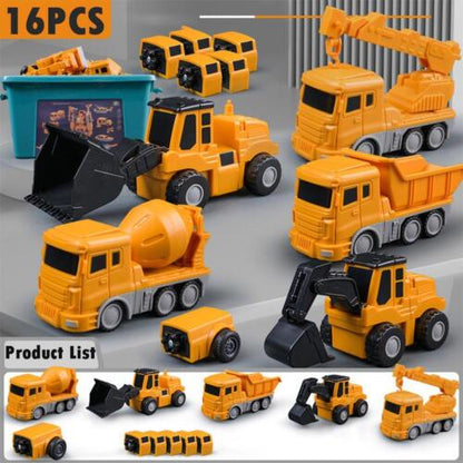 🎁👶【50% OFF】【16/26/35 ks】Magnetické stavební bloky, vzdělávací hračky Transformers