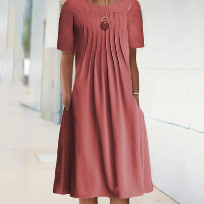 😍【S-3XL】Rochie simplă și nouă pentru femei, la modă 