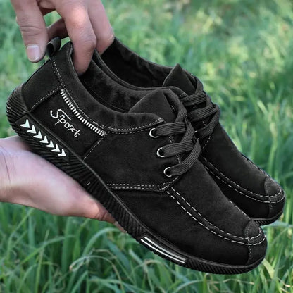 【39-45】Męskie buty z miękkiej płótna do noszenia w czasie wolnym