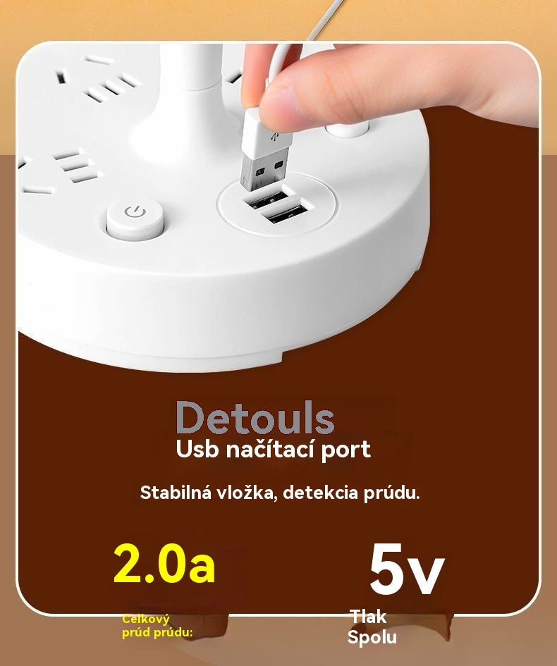 🌟【Kúp 1 a získaj 1 zadarmo】💡Multifunkčné nočné svetlo so zabudovaným predlžovacím káblom: praktické, štýlové a priestorovo úsporné!