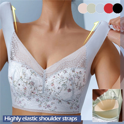 【Compra 3 y llévate 3 gratis】🎁Sujetador de seda helada sin costuras, talla grande, transpirable y ajustable [40 kg-100 kg]