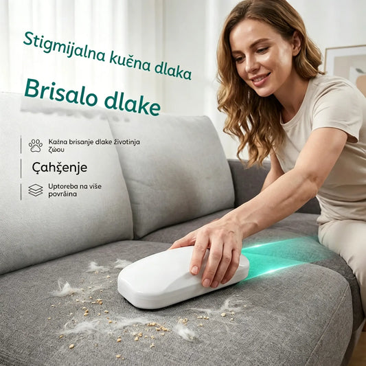 🔥🧹Prijenosna četka za uklanjanje dlačica i dlačica, sredstvo za uklanjanje dlačica s odjeće.