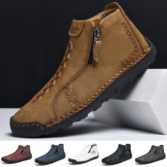 🥾【38~48】Muške čizme od prave kože većih veličina - mekane i neklizajuće