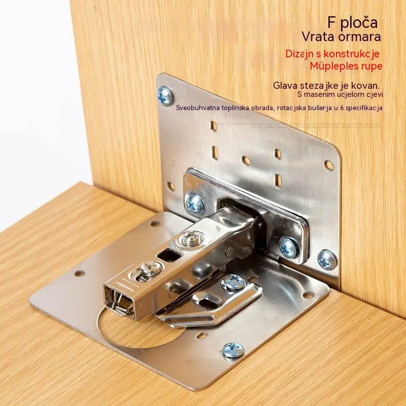 🛠🛠Paket od 10 dijelova (vijci uključeni) Ploča za popravak od nehrđajućeg čelika (bez šarke)