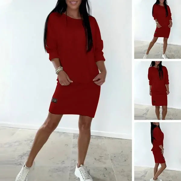 🎁Nové dámské bavlněné úzké šaty z roku 2025