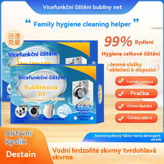 🎁【Kupte 2 a získejte 1 zdarma】✅Multifunkční šumivé čisticí tablety-Odstranění Skvrn bez Námahy – Účinné Čistící Tablety pro Každý Domov!