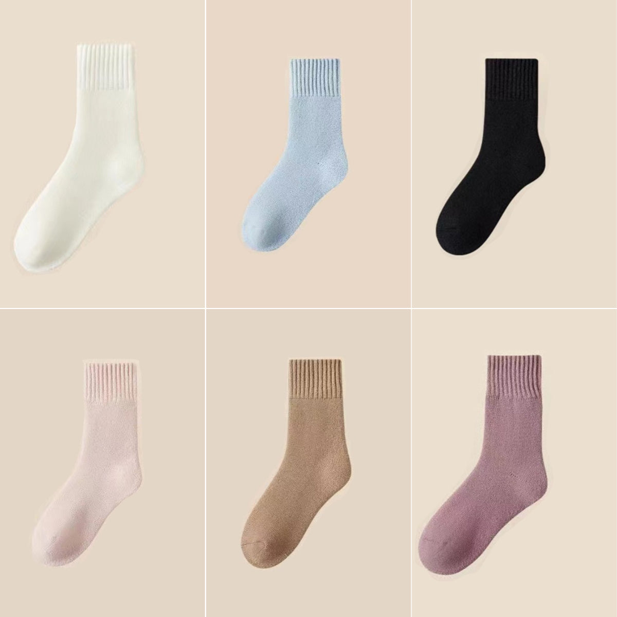 🔥【6 gratis】🧦Debele i tople vunene čarape za zimu, super debele i tople, elastične, 35-42