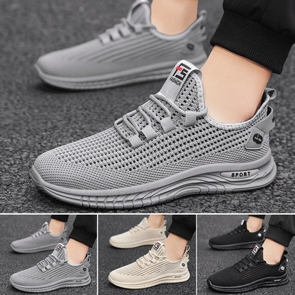 【ZĽAVA 50%】👟【39-44】Pánska ležérna obuv, pohodlná, priedušná, sieťovaná, protišmyková a módna