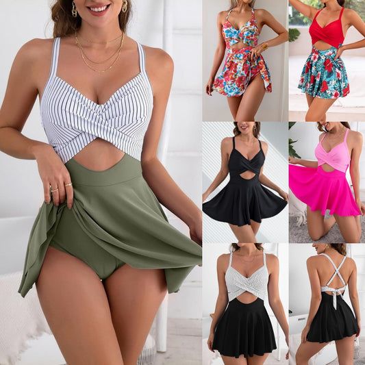 🏖️🌴【40-90kg】Costum de baie dintr-o singură piesă cu imprimeu