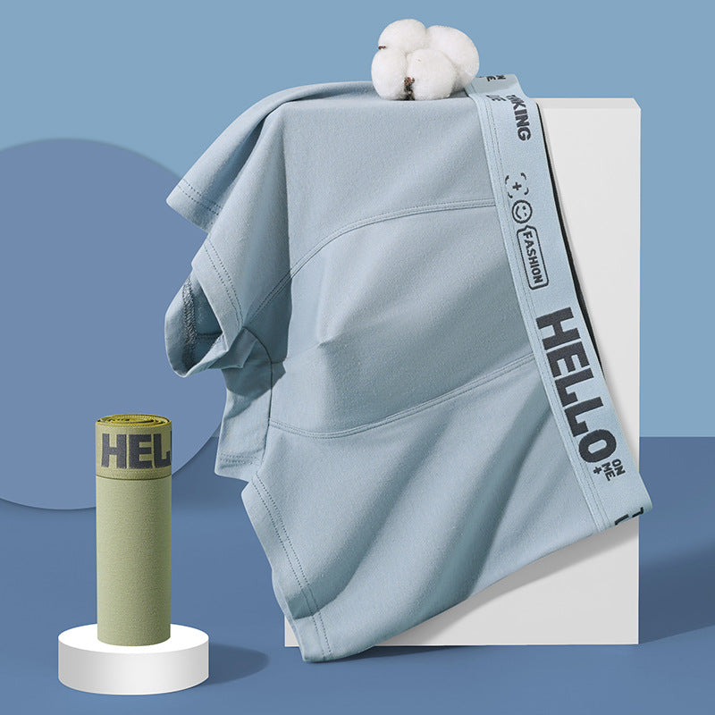 🔥【Cumpără 3, primești 3 gratis】🧊 Reducere de 50% din preț --- Pantaloni boxer antibacterieni pentru bărbați, mărime mare, confecționați din plasă în formă de U cu model modal convex