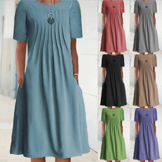😍【S-3XL】Nova ženska modna jednostavna haljina