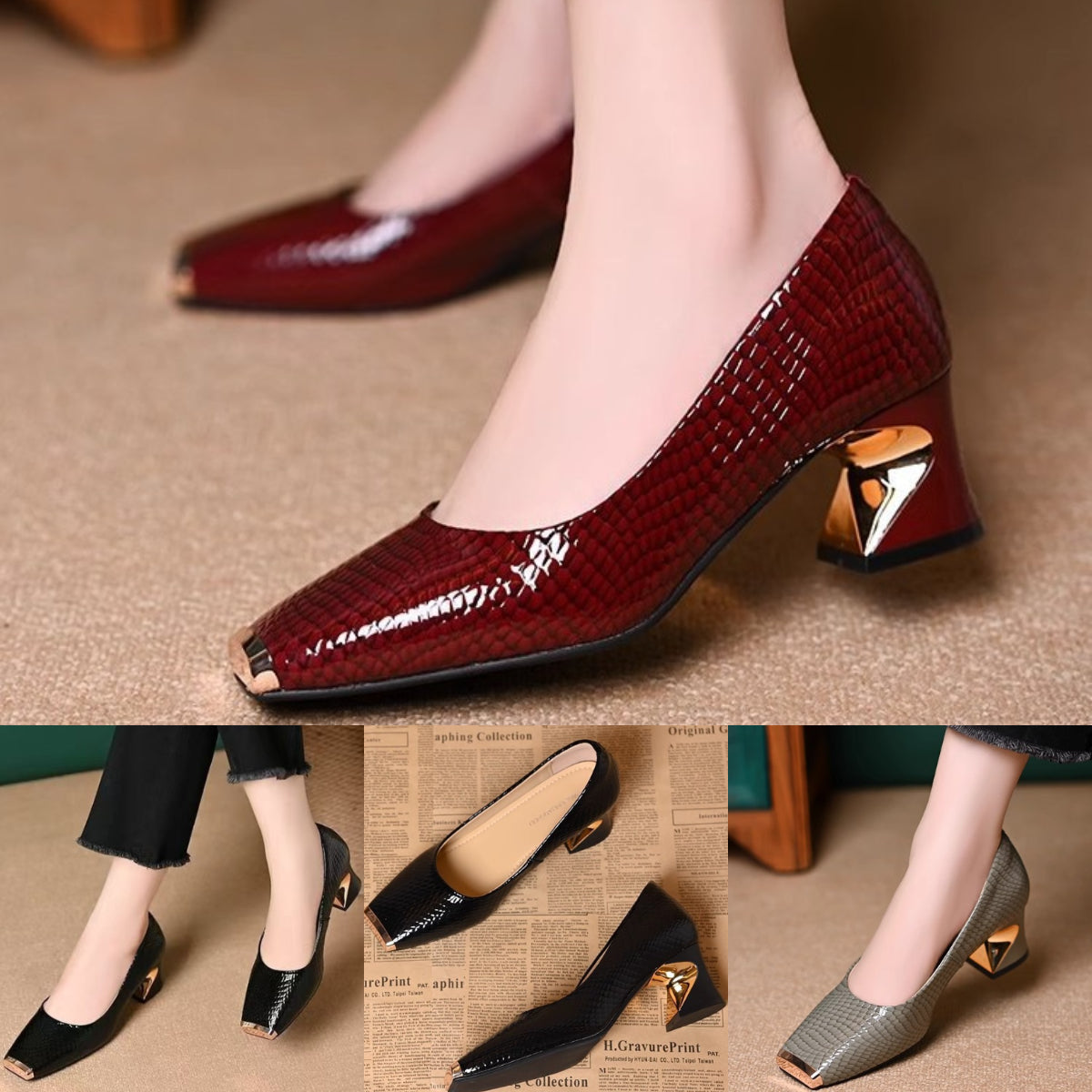 💖👡【35-42】Reducere 50%! Pantofi damă eleganți din piele texturată – Design modern, confort garantat! Confort & Stil la Super Preț!