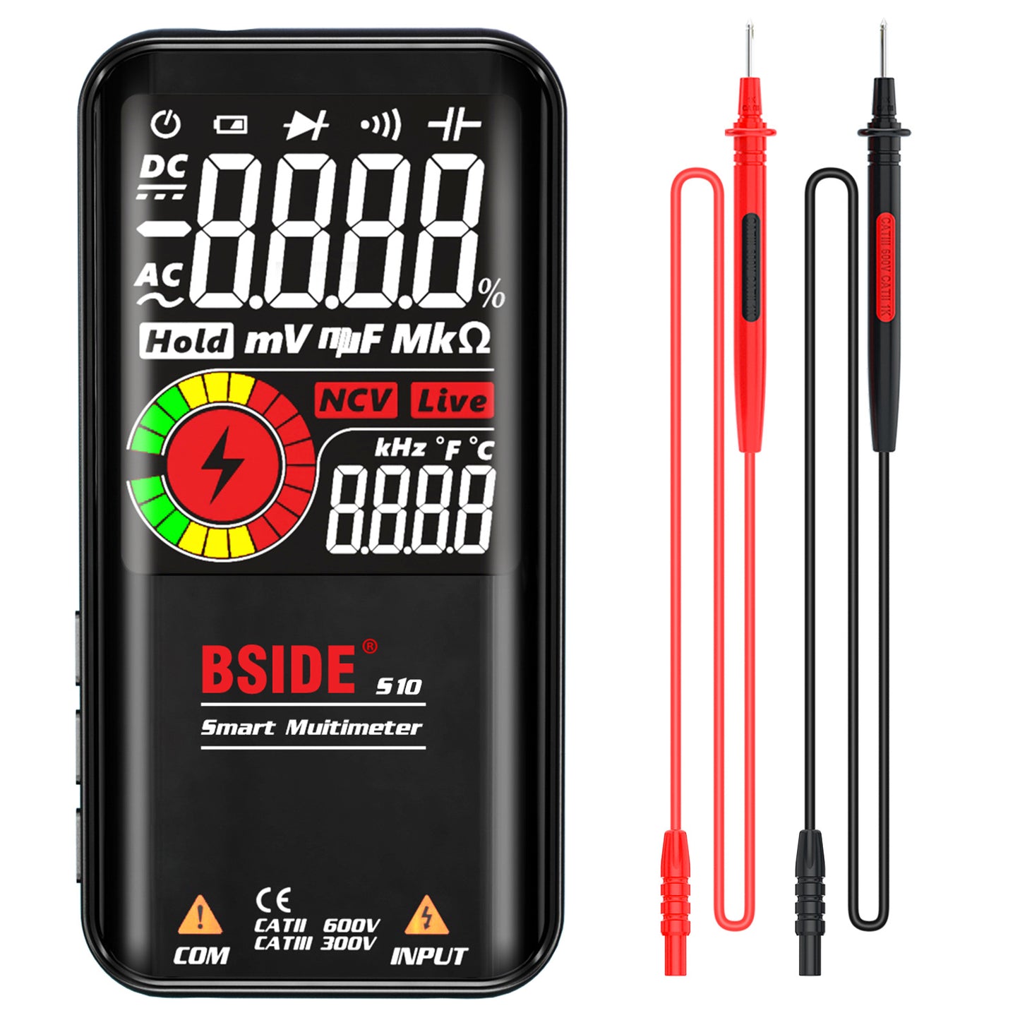 🔥【45% OFF】Inteligentní digitální multimetr, vysoce přesný automatický univerzální multimetr proti popálení