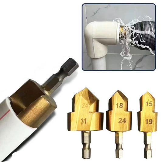 【Pachet de 3】 Burghiu pentru țevi de apă 20/25/32, instrument hexagonal pentru instalare țevi de apă 