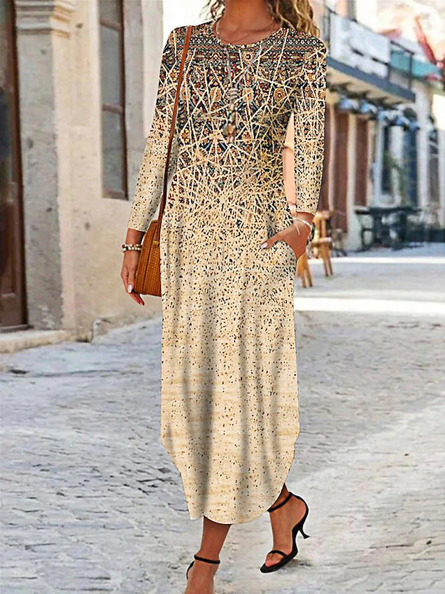 🌸💃✨【S-3XL】Udobna i elegantna haljina dugih rukava novog stila za jesen 3907754