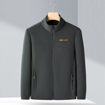 🧥🍂【Popularni proizvodi】🔥men jesensku i zimsku polarnu jaknu od runa, jaknu s visokim ovratnikom za mlade i sredovječne muškarce