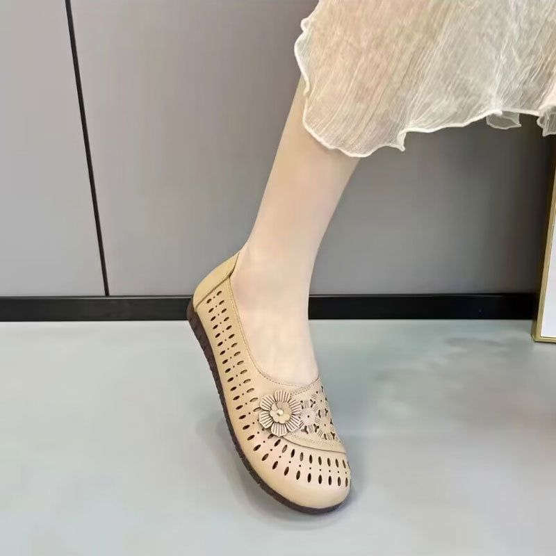 🔥🌸🥿【35-40】Ženske cipele, mekane neklizajuće cipele od kravlje kože