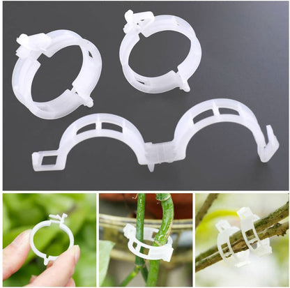 🍅🍅【100 buc】Suport din plastic pentru plante de roșii conectat la spalier suspendat pentru decorarea grădinii cu efect de seră 3905180 
