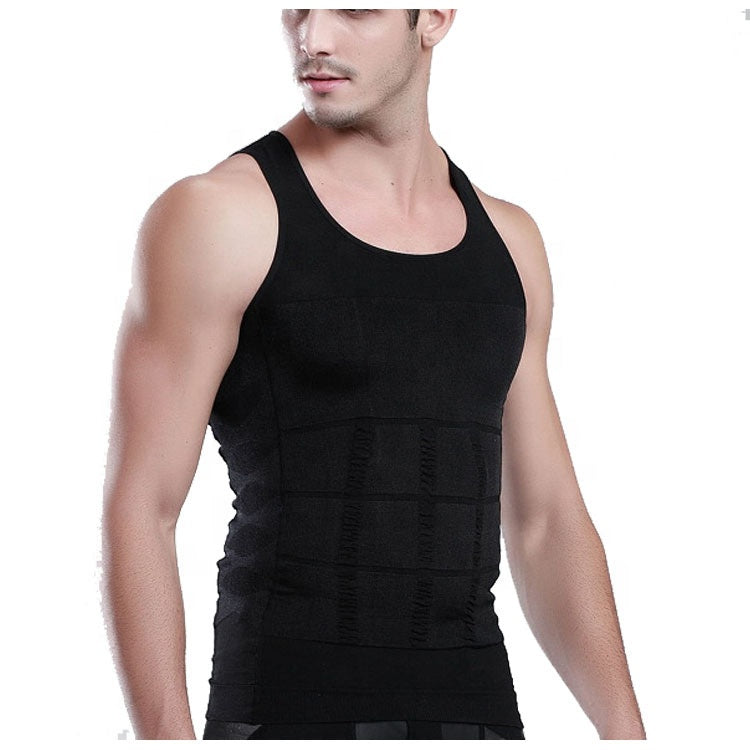 🔥 Îmbrăcăminte bărbătească pentru modelarea abdomenului, maiouri, conturarea pieptului 