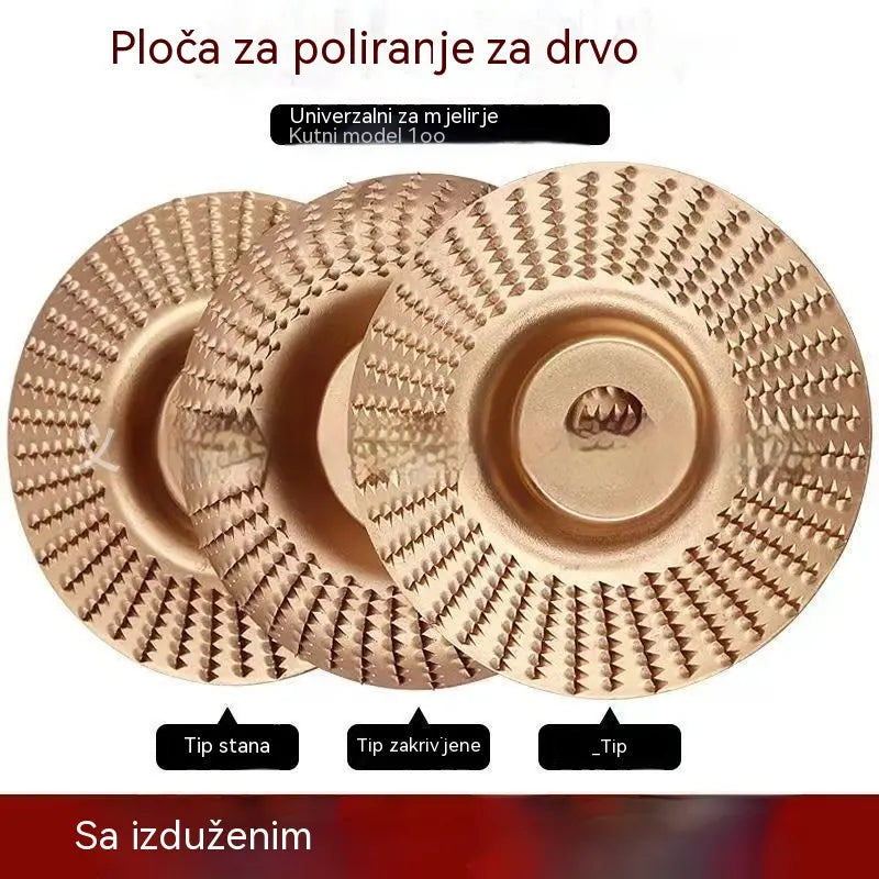 【3 komada 24€】Višenamjenski brusni kotač prikladan za kutne brusilice za obradu drveta